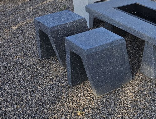 صندلی بتنی بدون پشتی S1